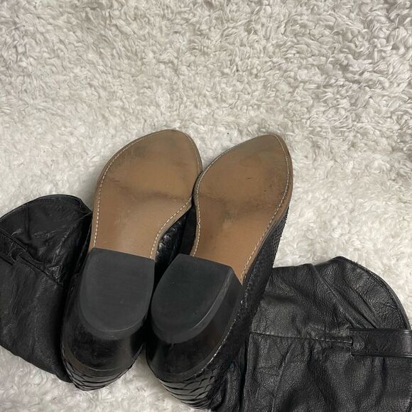 Code West men’s cowboy Boots leather Black &
snake skin print Size9.5 - Picture 11 of 13